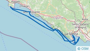  Itinerario de navegación de 8 días en Liguria