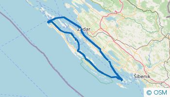 Itinerario desde Zadar hacia las Islas Kornati