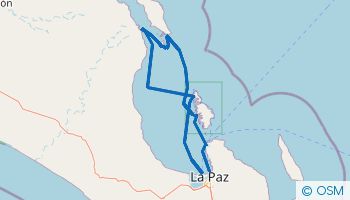  7 días de navegación desde La Paz en Mexico