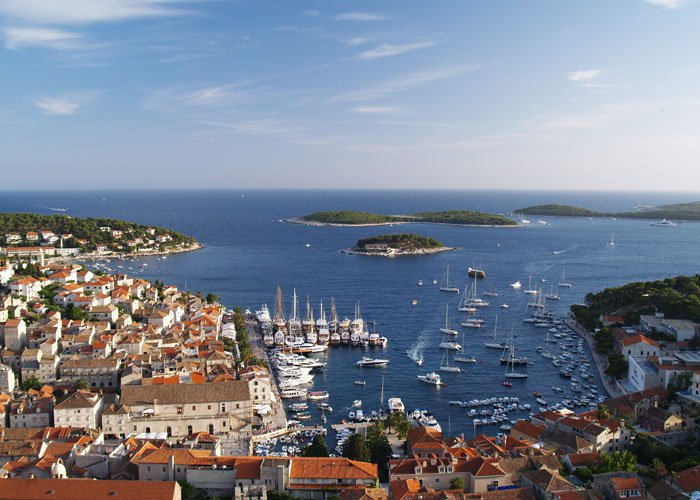 Rotas programadas de barco à vela a partir de Split, Croácia